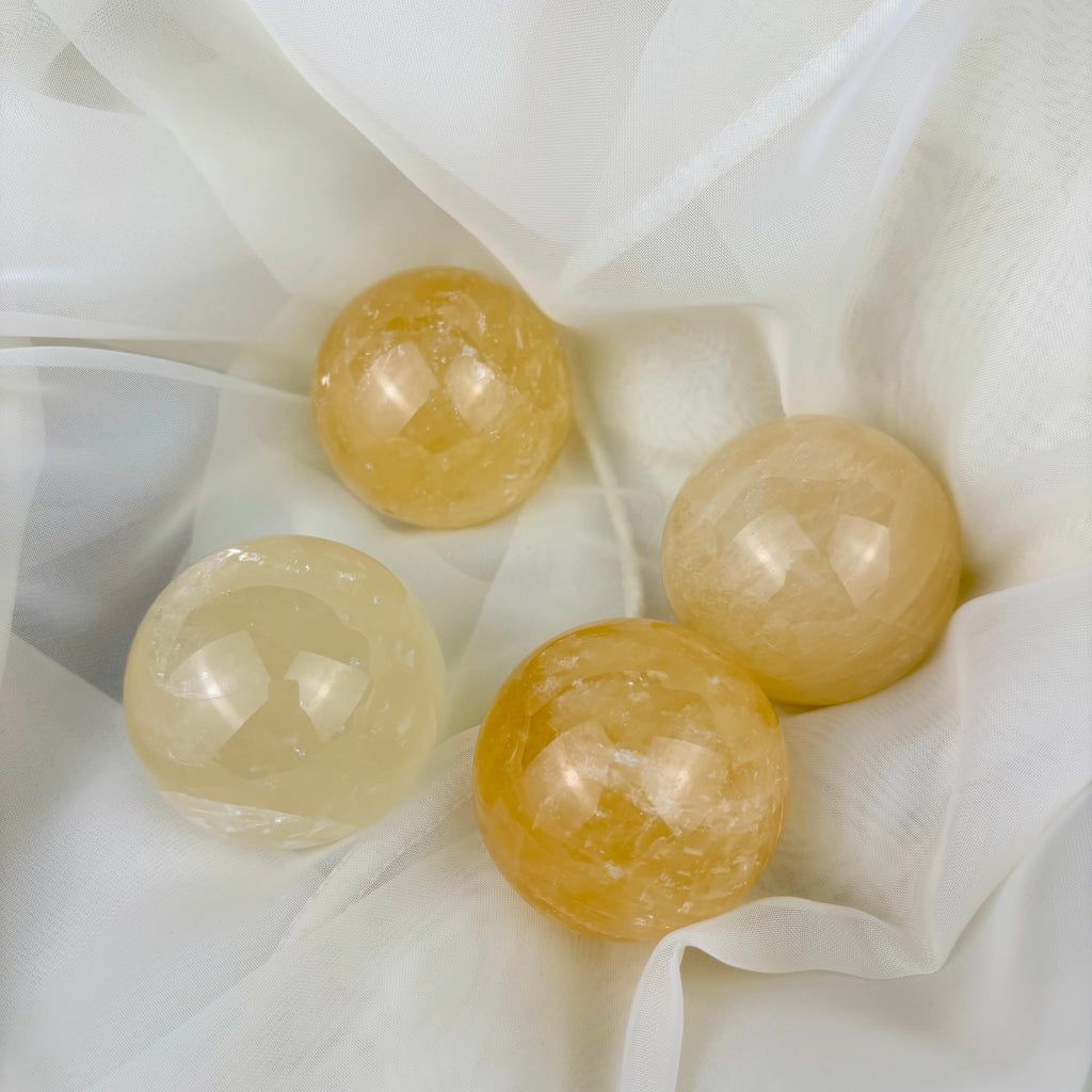 Yellow Calcite Sphere 45-50mm