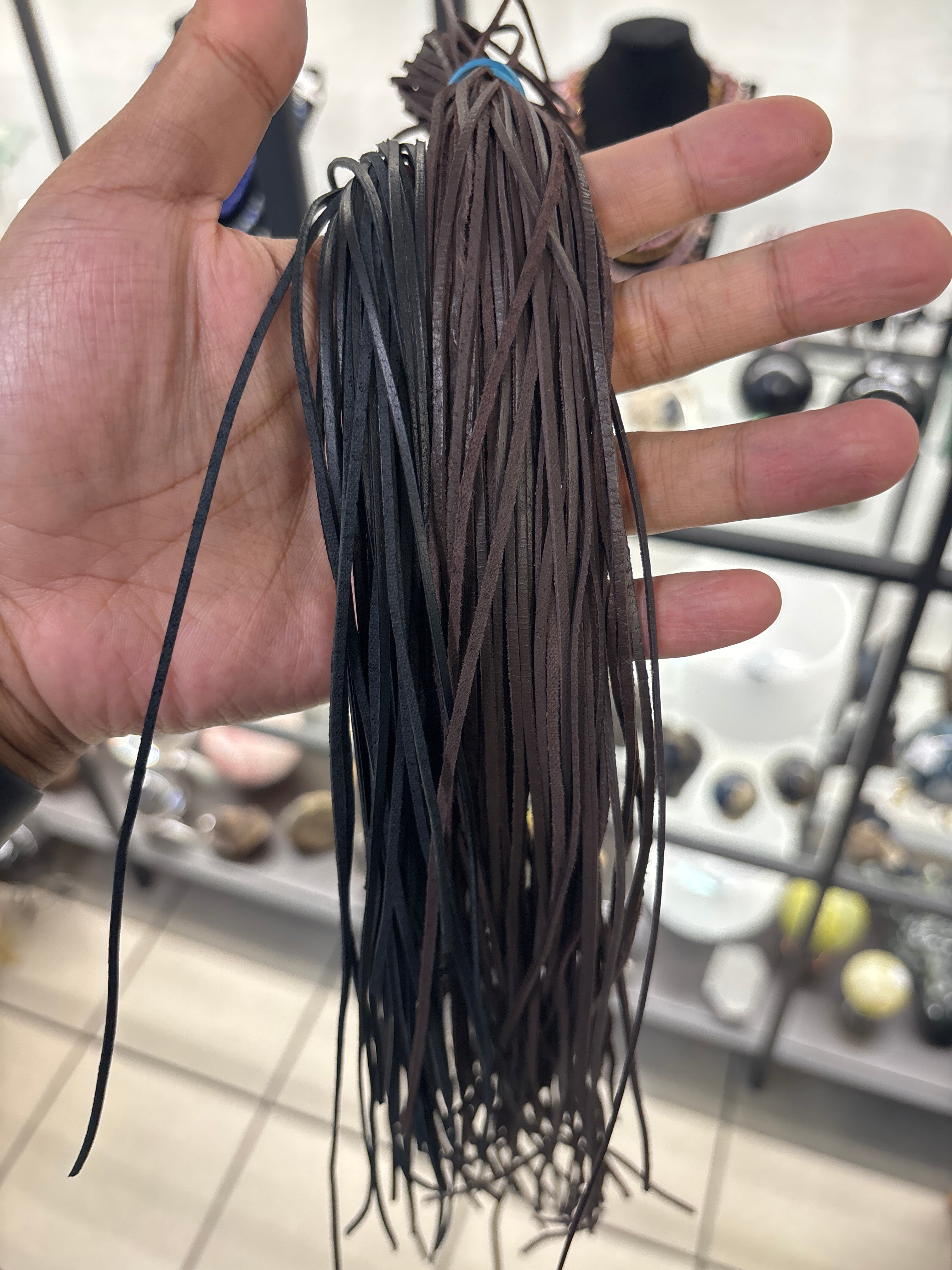 Genuine Leather Necklace Cord - 43cm