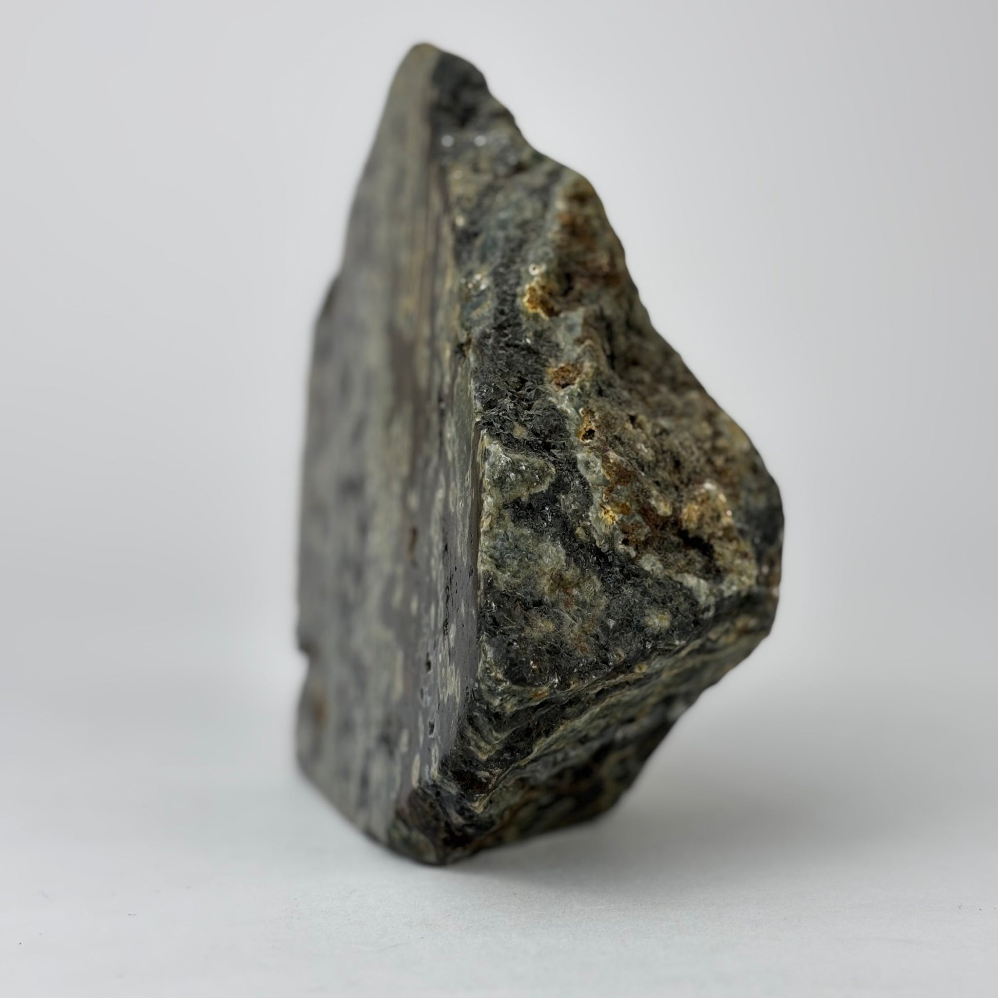 Mineral sample on a white background