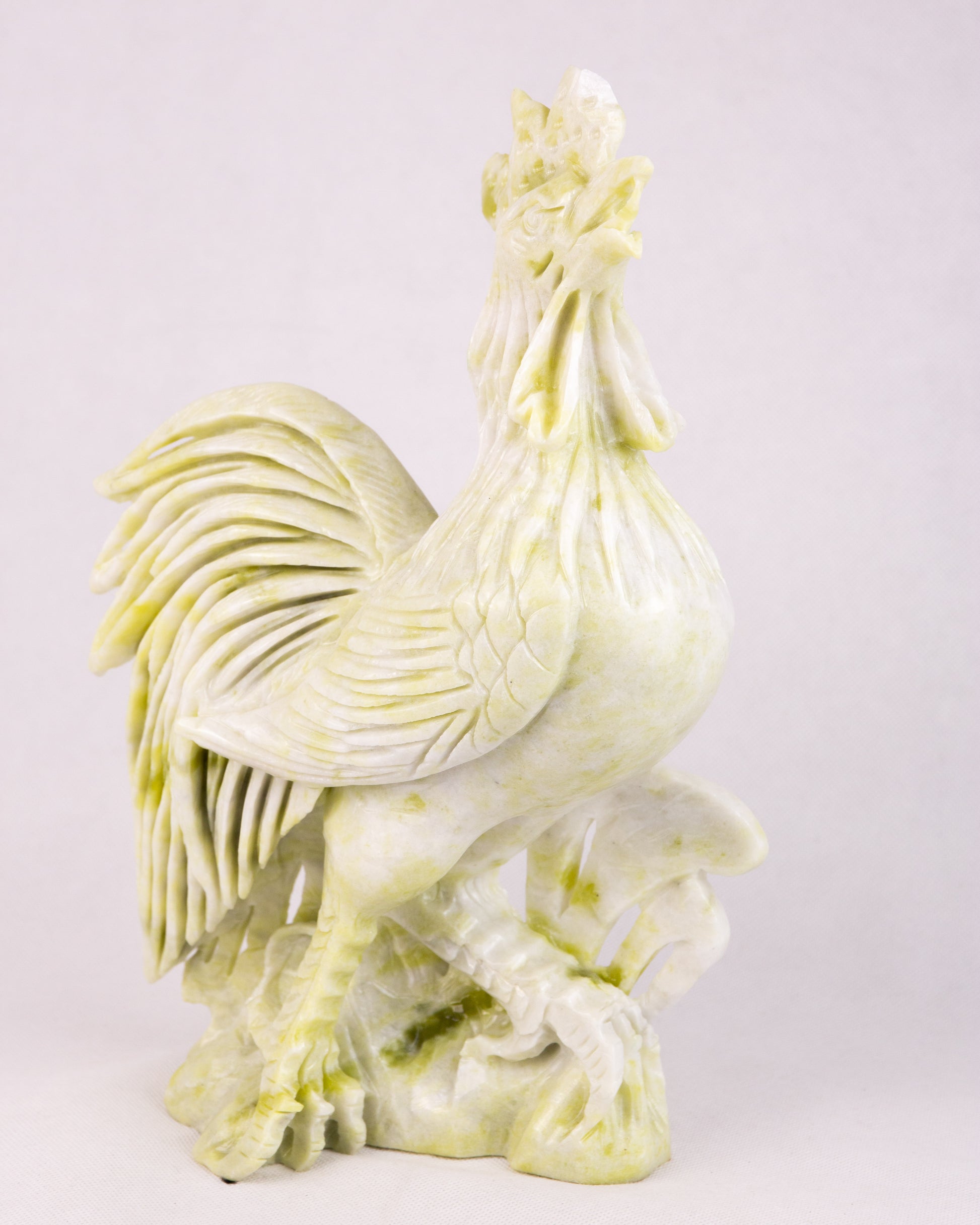 Kakas Faragvány – Szerpentin / Rooster Carving – Serpentine