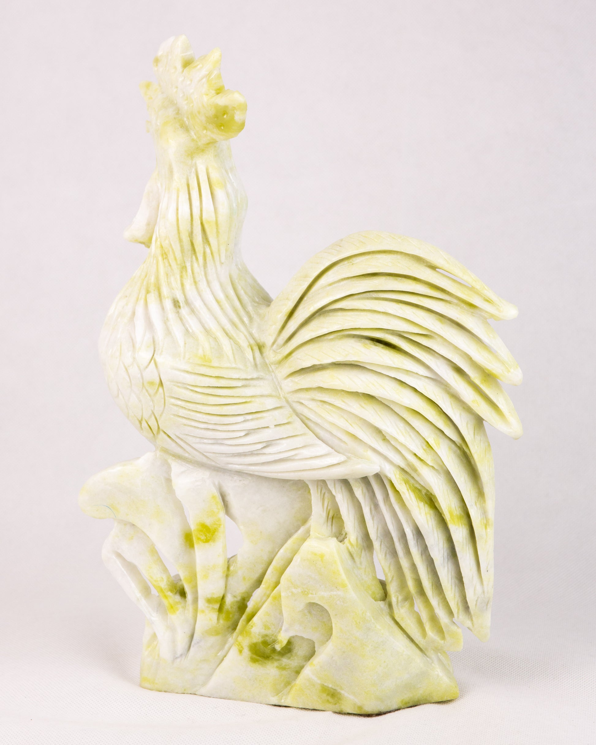 Kakas Faragvány – Szerpentin / Rooster Carving – Serpentine