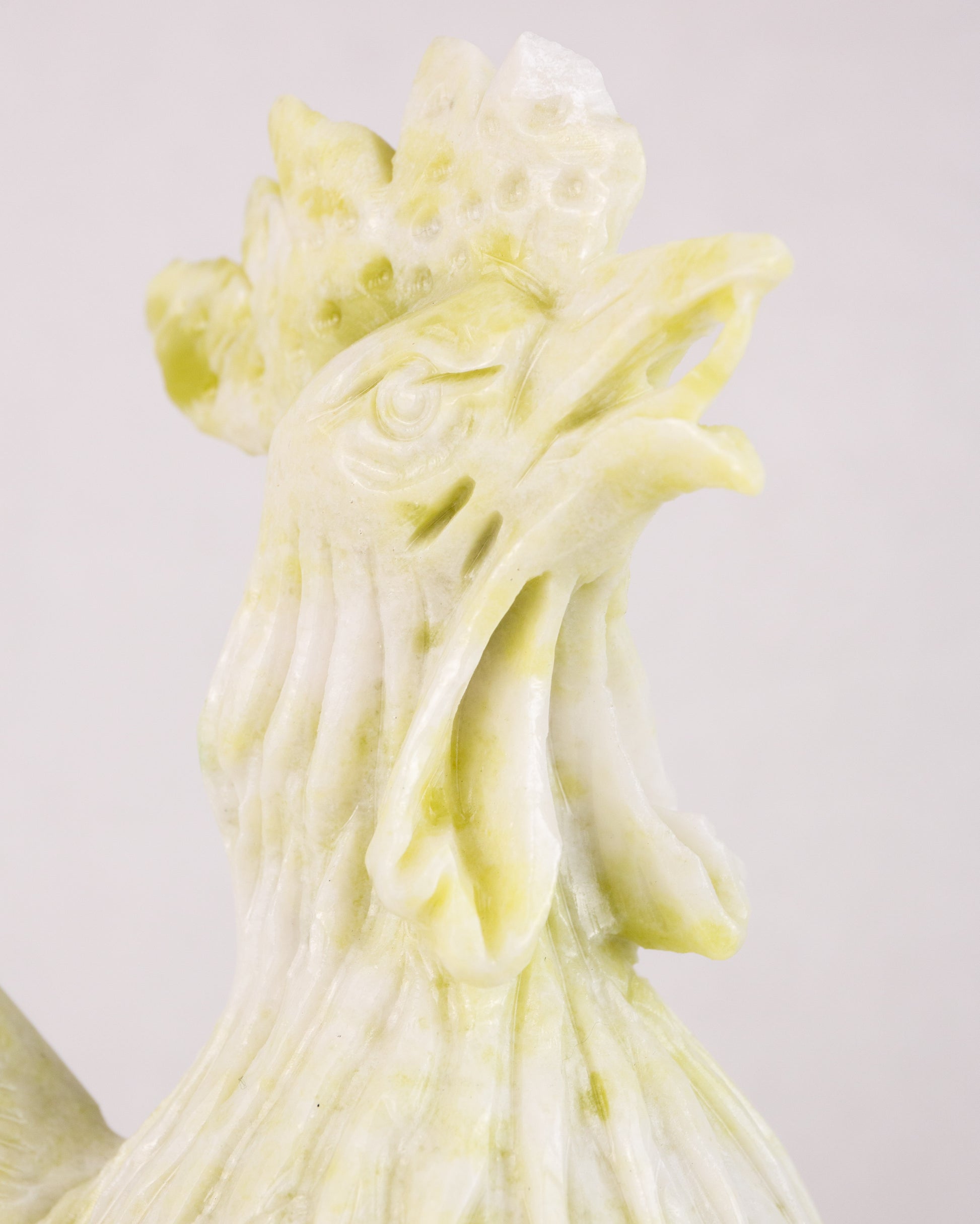 Kakas Faragvány – Szerpentin / Rooster Carving – Serpentine