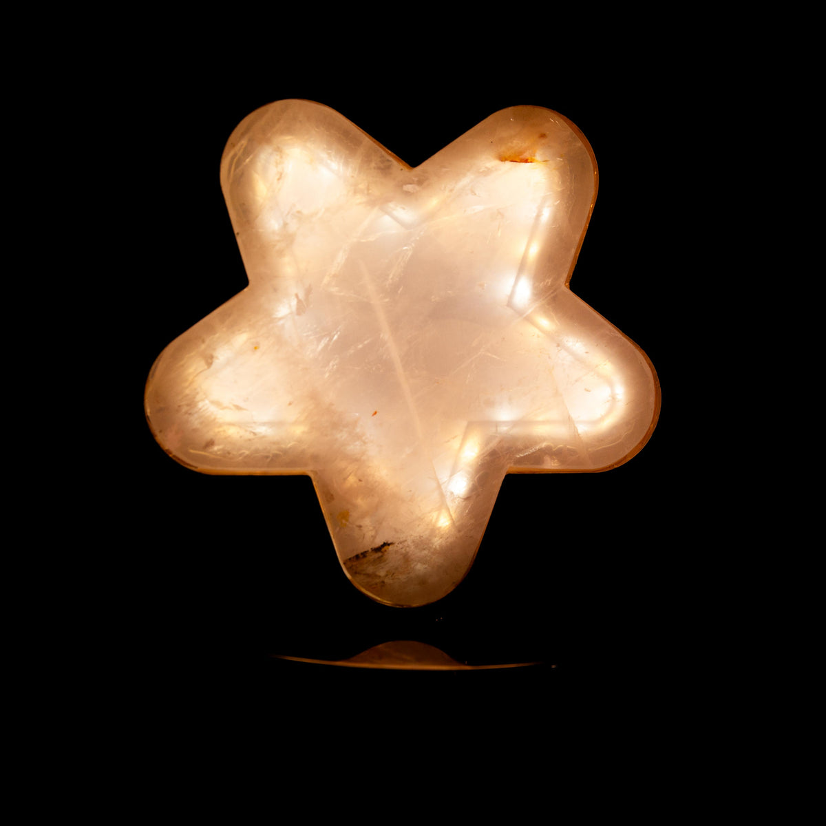 Rode Quartz Star (Led) Lamp - 14 cm 600 gr — photo 2
