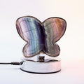 Fluorite Butterfly (Led) Lamp - 14 cm 600 gr — photo 1