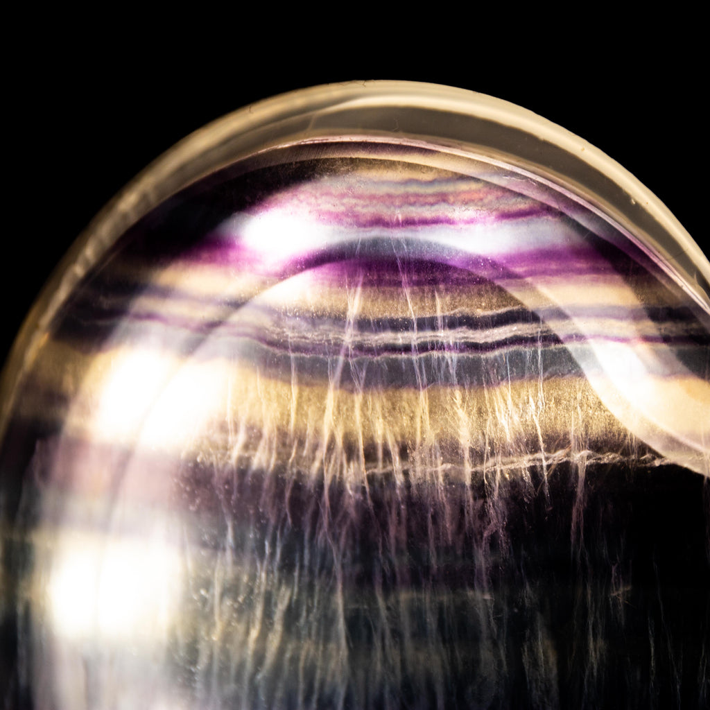 Fluorite Heart Led Lamp - 14 cm 600 gr — photo 5