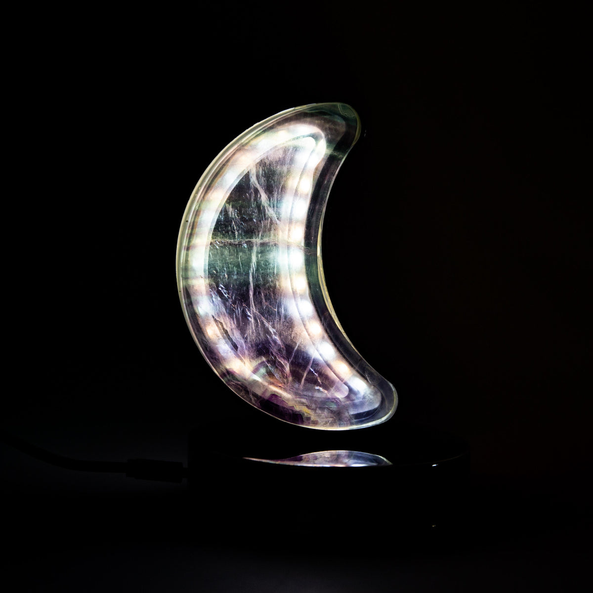 Fluorite Moon (Led) Lamp - 14 cm 600 gr — photo 4