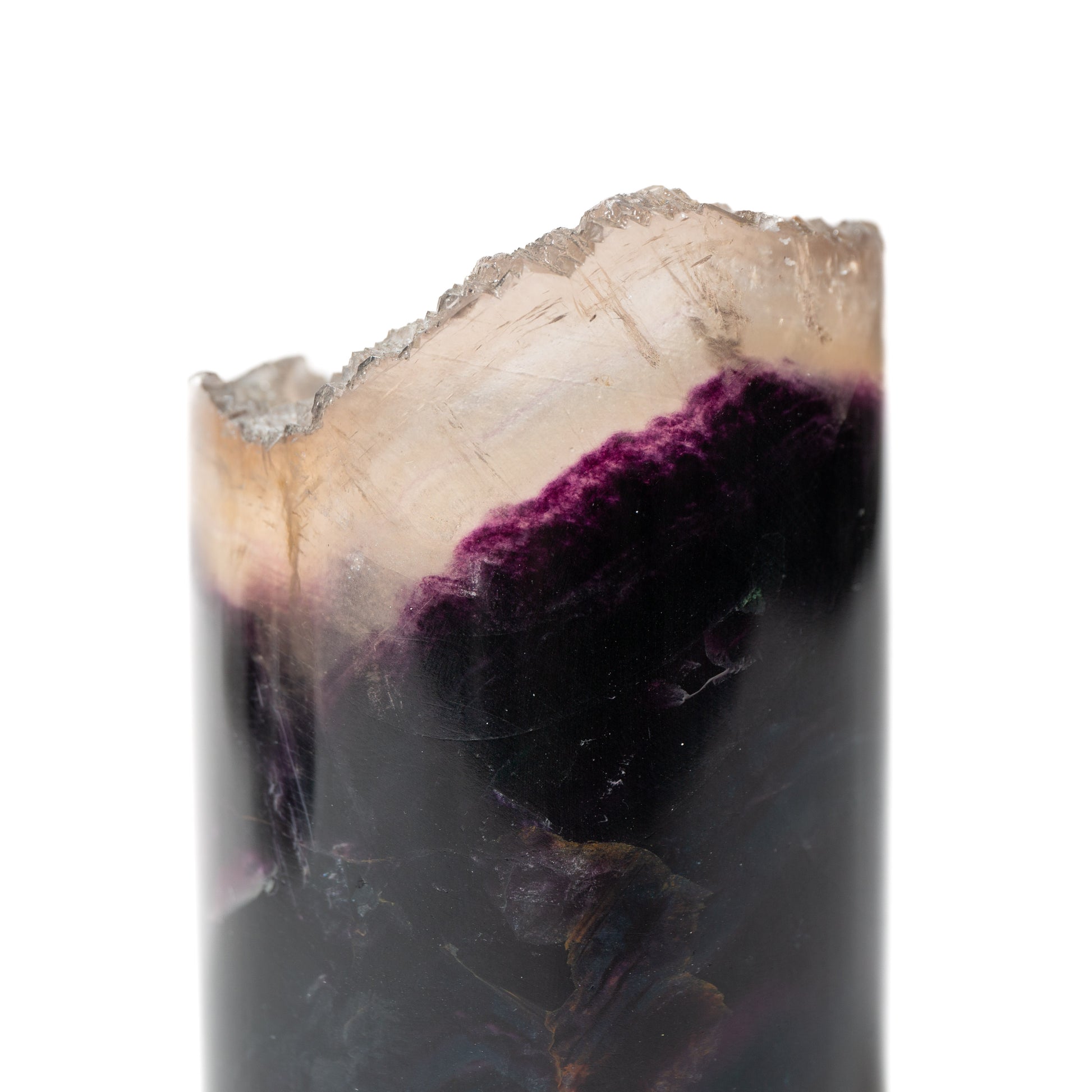 Fluorite on LED Lamp - 50mm