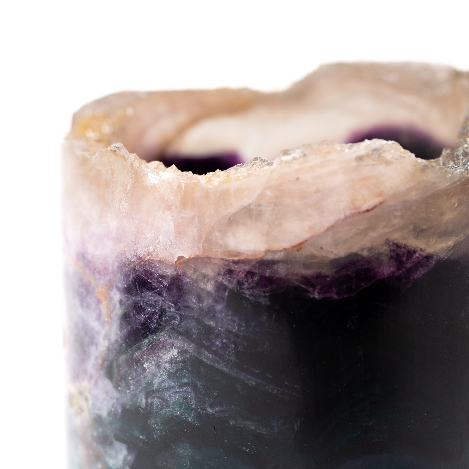 Fluorite on LED Lamp - 77mm