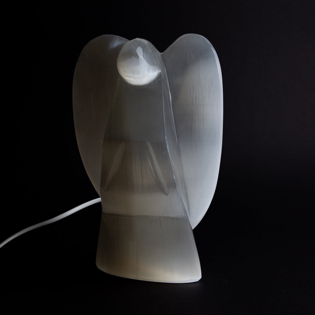 Selenite Lamp - Angel