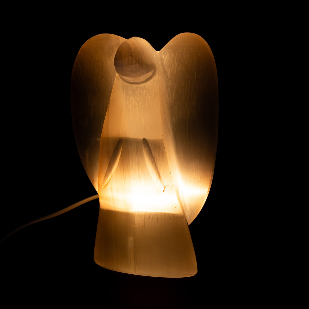 Selenite Lamp - Angel