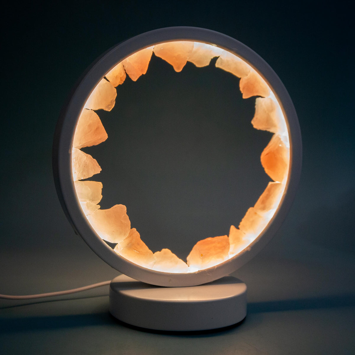 Rose Quartz Crystal Lamp (A)