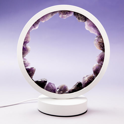 Amethyst Crystal Lamp 18cm (B)