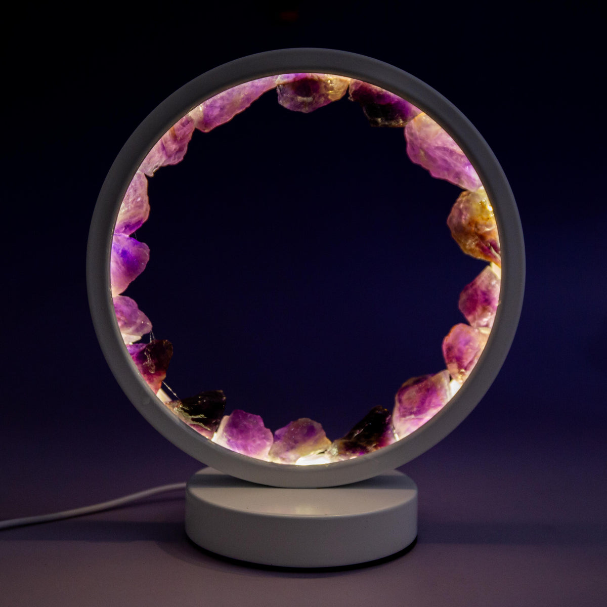 Amethyst Crystal Lamp (B)