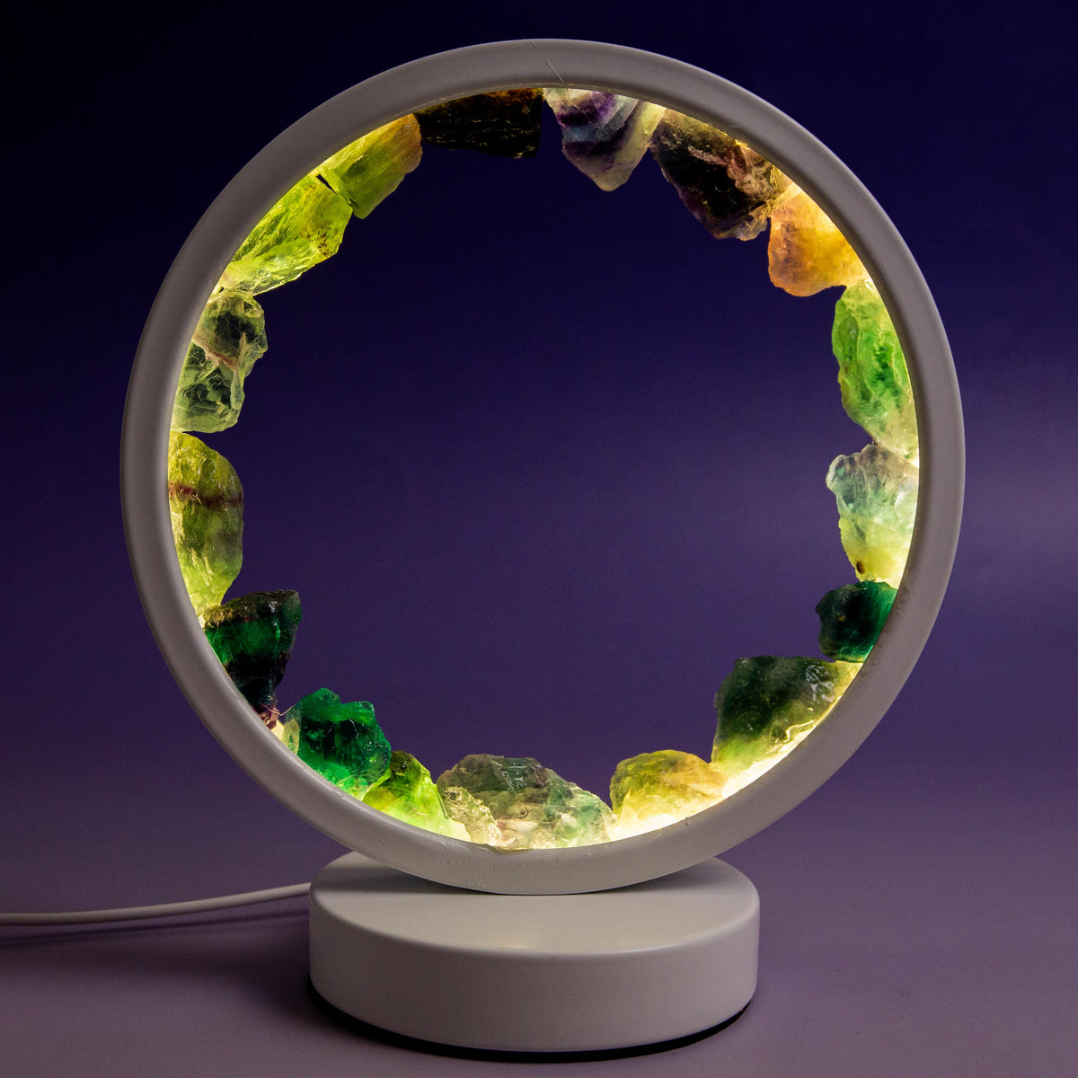 Fluorite Crystal Lamp 18cm (C)