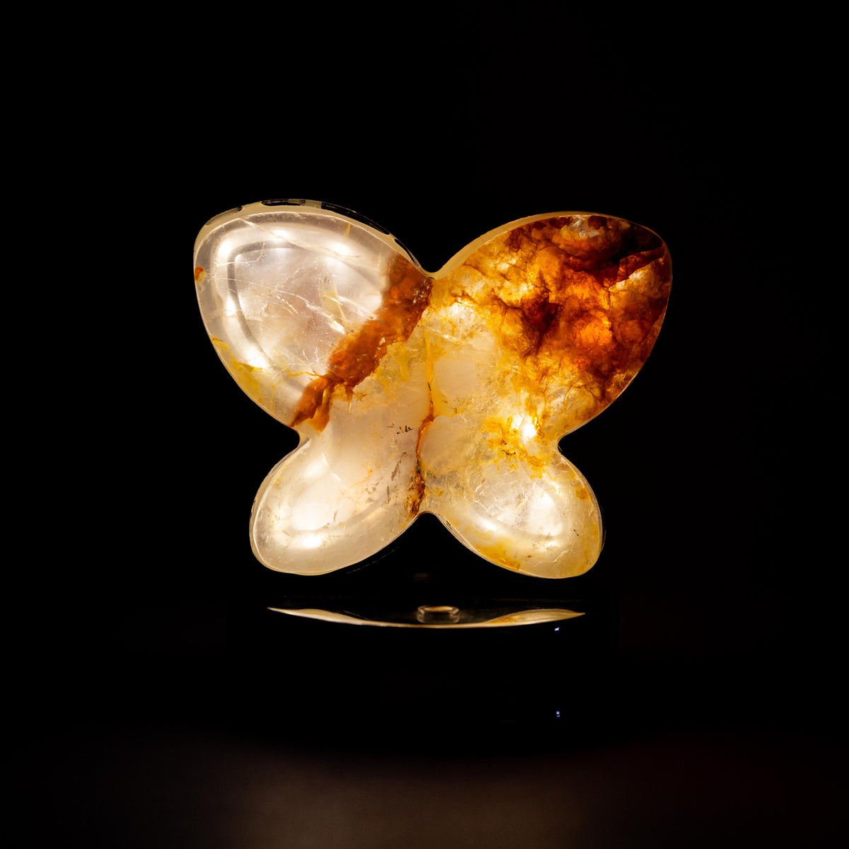 Golden Hearler Quartz Butterfly (Led) Lamp - 14 cm 600 gr — photo 2