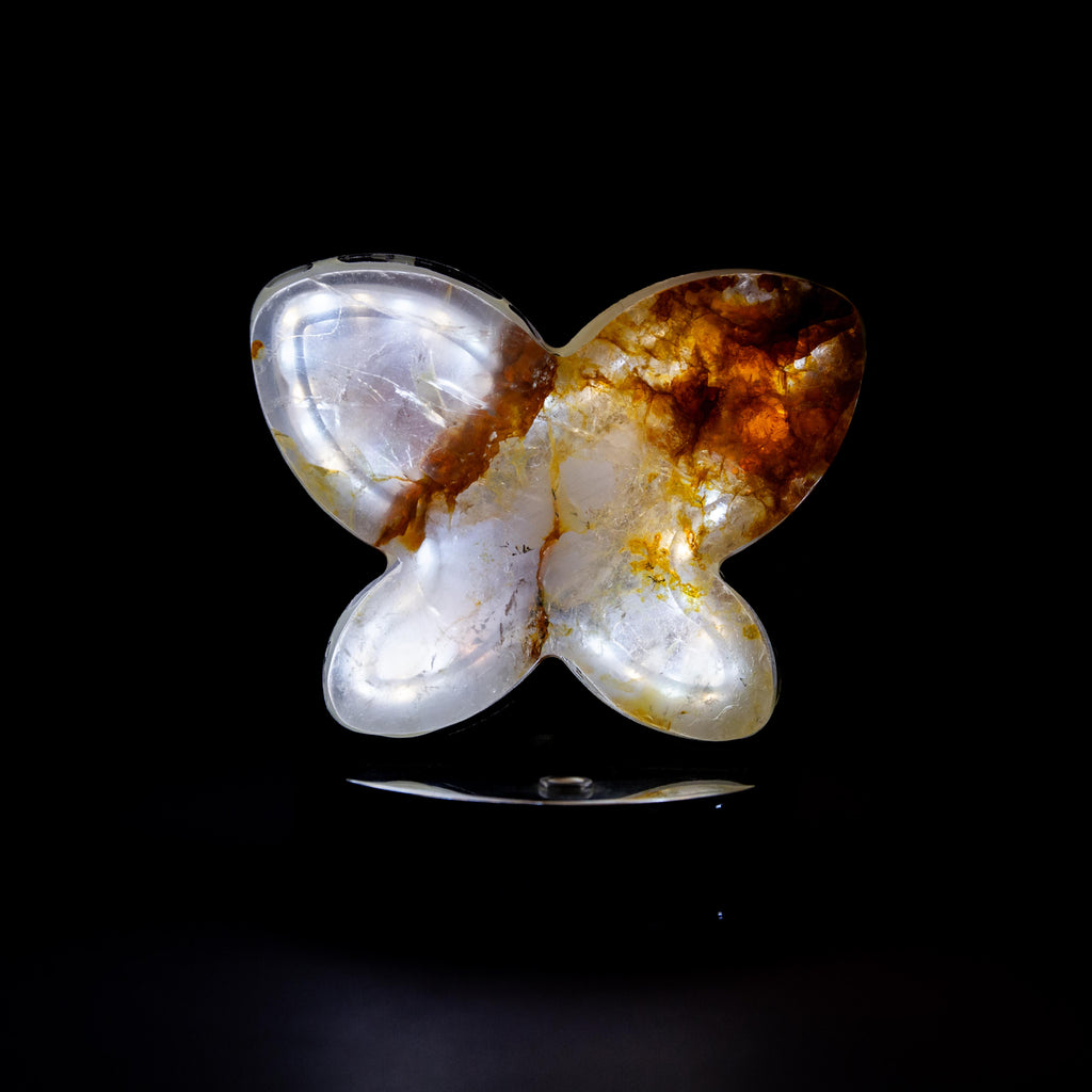 Golden Hearler Quartz Butterfly (Led) Lamp - 14 cm 600 gr — photo 3