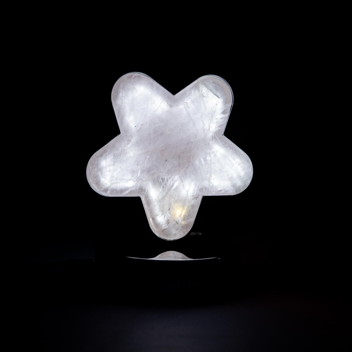 Rose Quartz Star (Led) Lamp - 14 cm 600 gr — photo 2