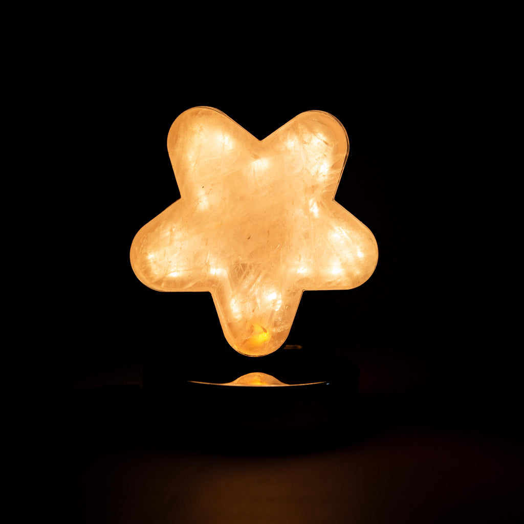 Rose Quartz Star (Led) Lamp - 14 cm 600 gr — photo 3