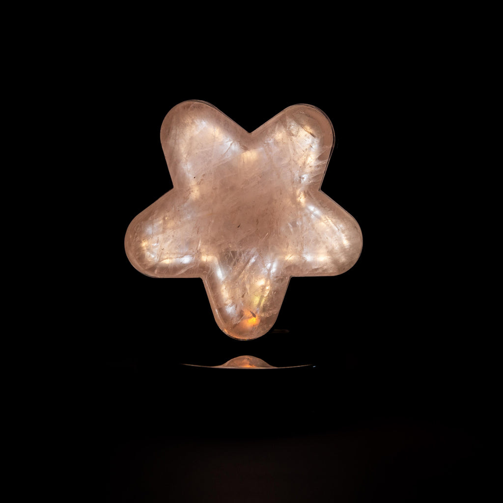 Rose Quartz Star (Led) Lamp - 14 cm 600 gr — photo 4