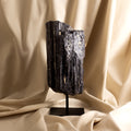 Black Tourmaline on Metal Stand (Brazil) - 3.8kg