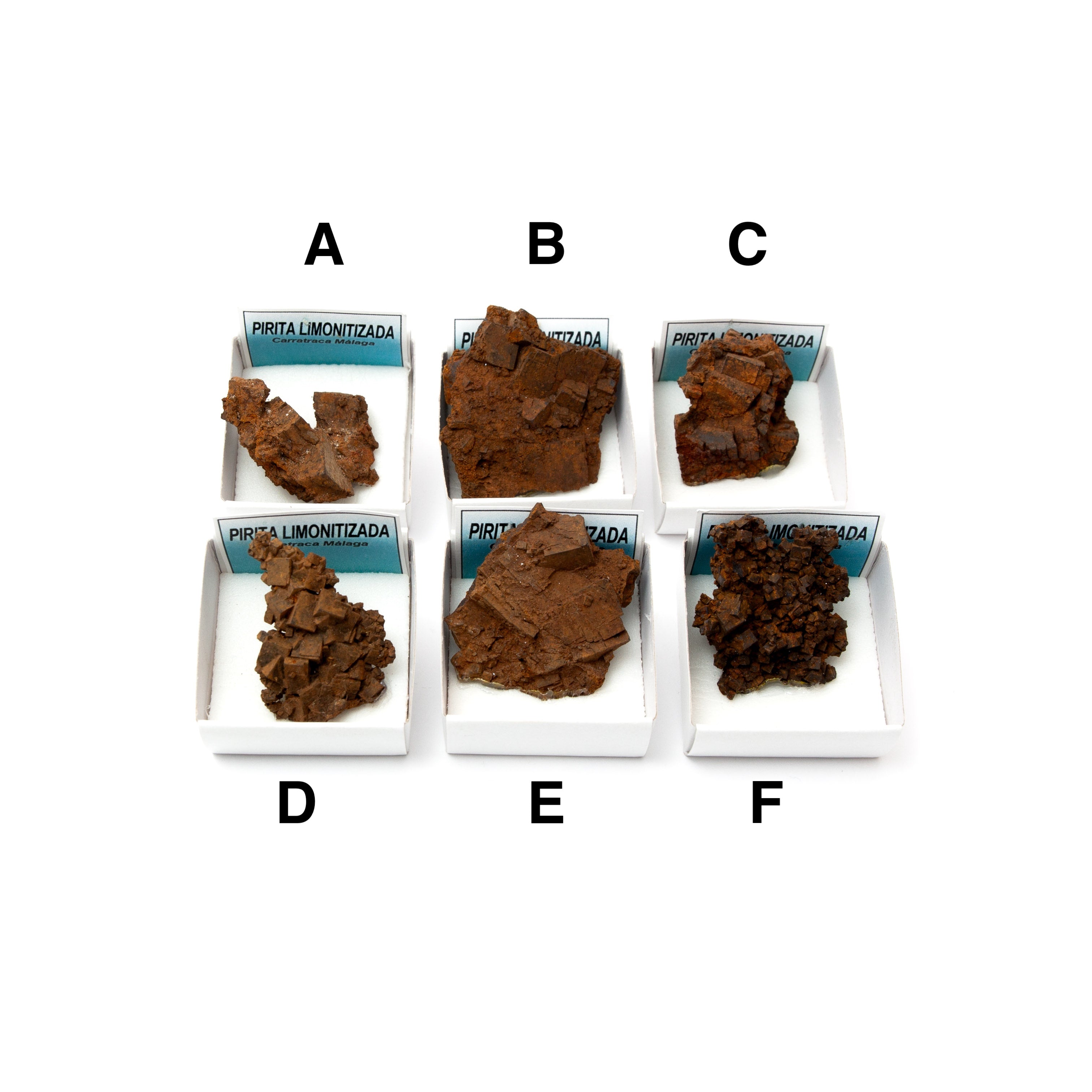 Limonitos Pirit (Carratraca, Málaga) 3-4cm