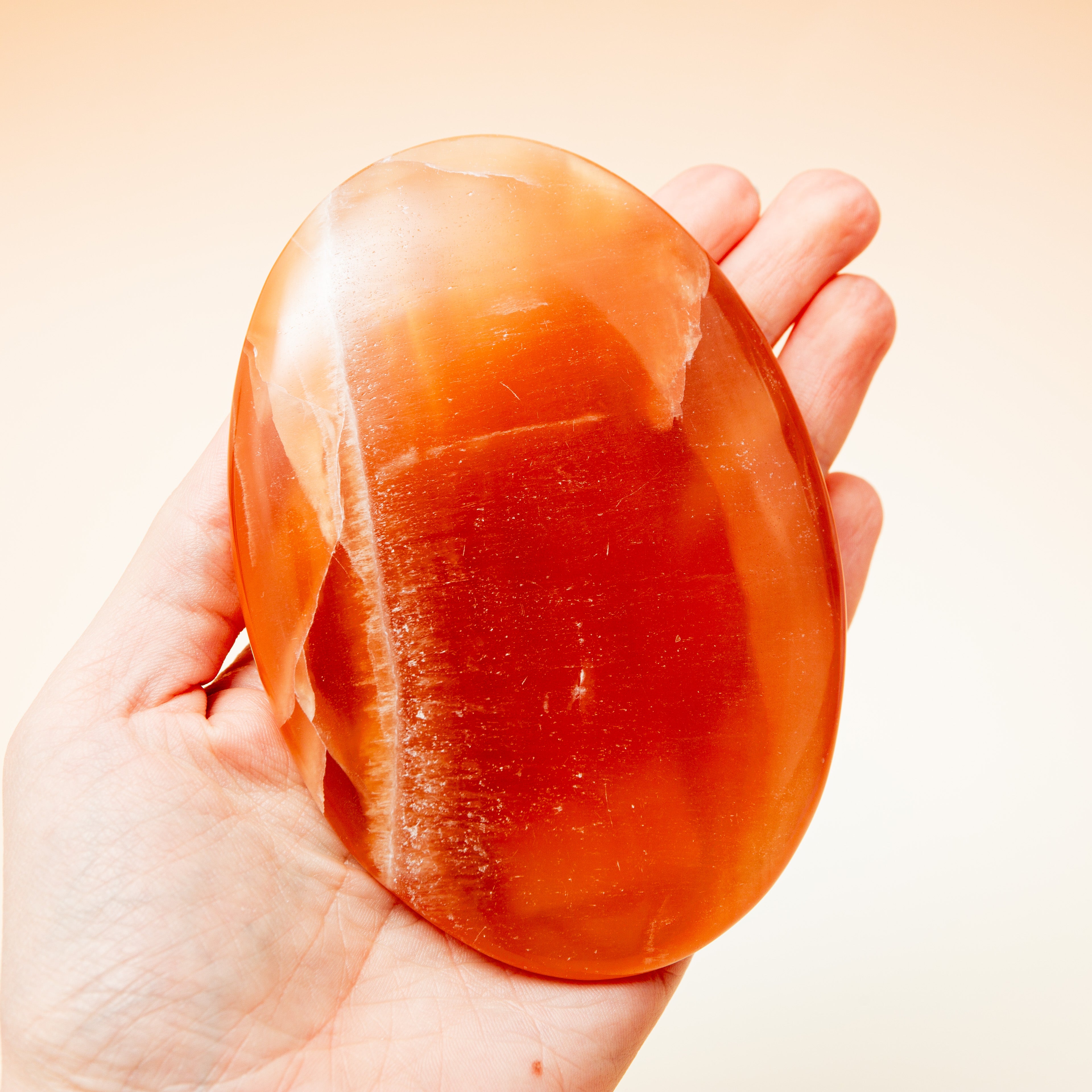 Honey Calcite - 295g/11.5cm (B)