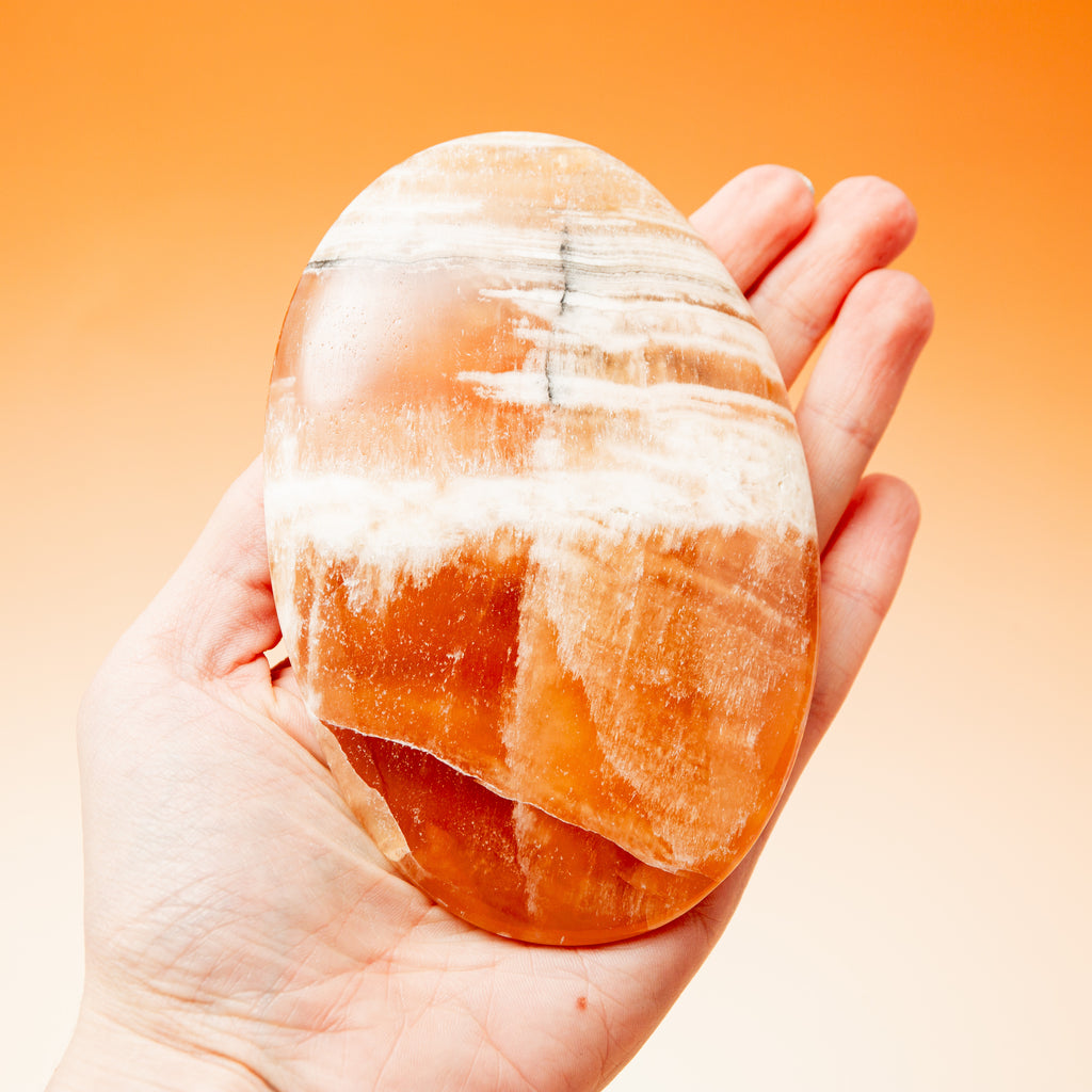 Honey Calcite - 315g/12cm (D)