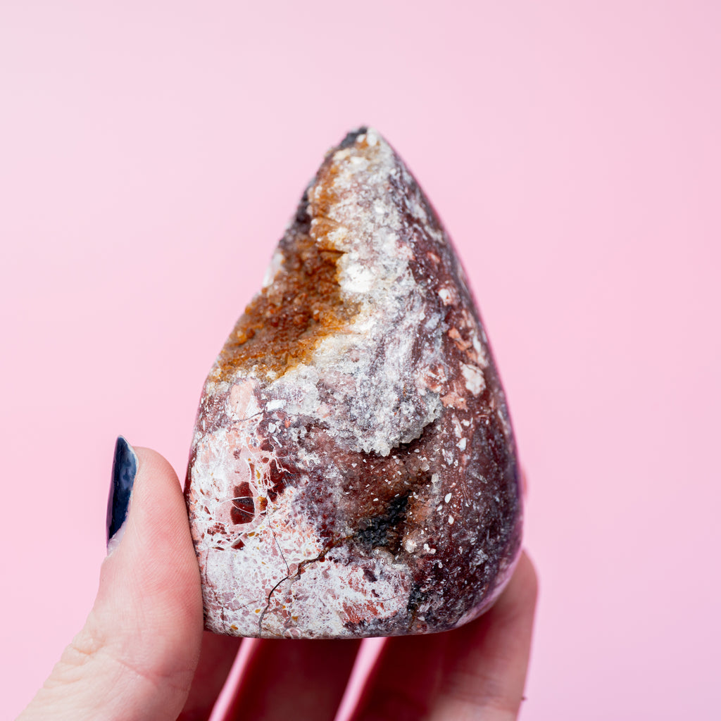 Jasper with Quartz (Indonesia) - 158g/7cm (D)