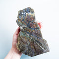 Labradorite half polished - 1.3kg