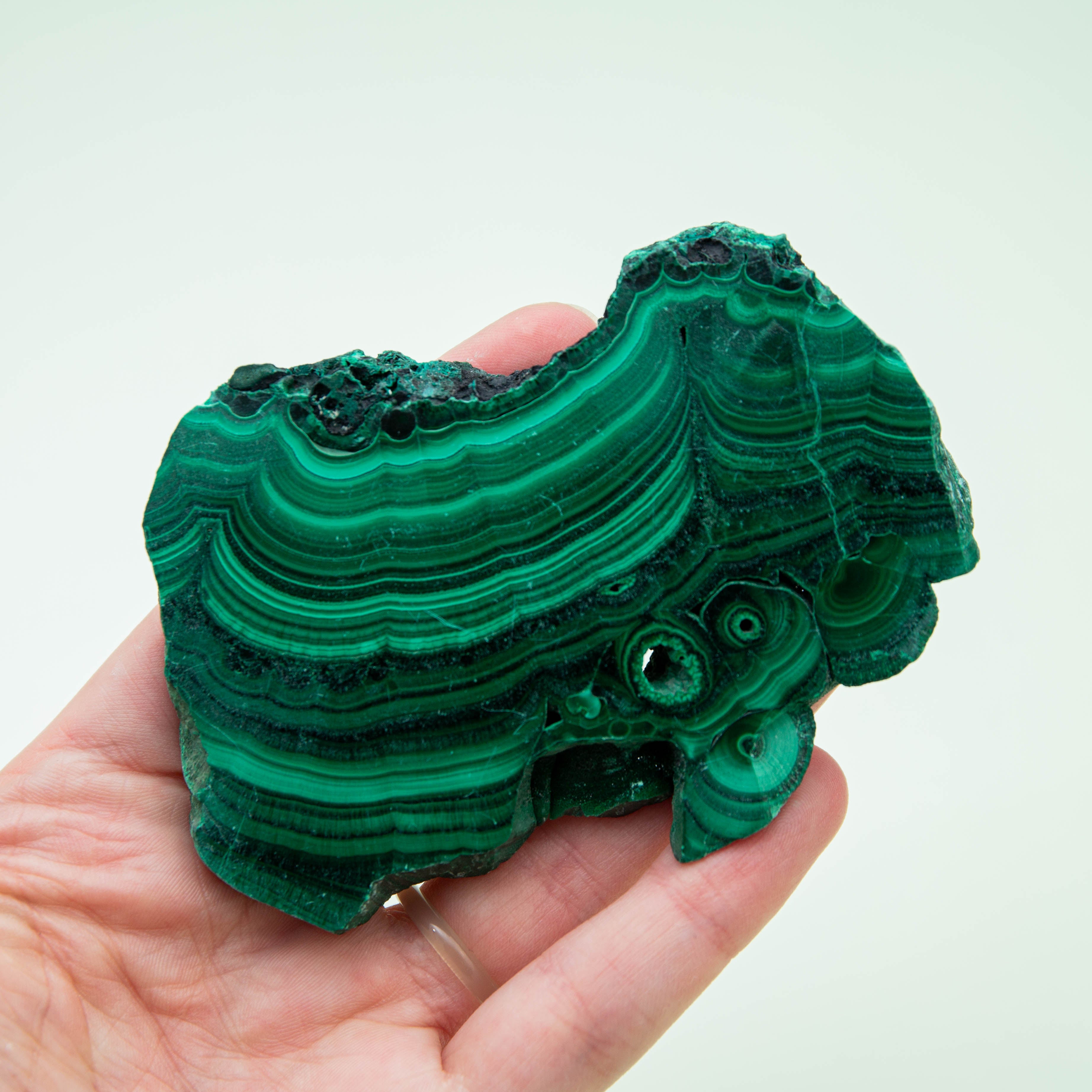 Malachite Slap - 142g/9cm (D)