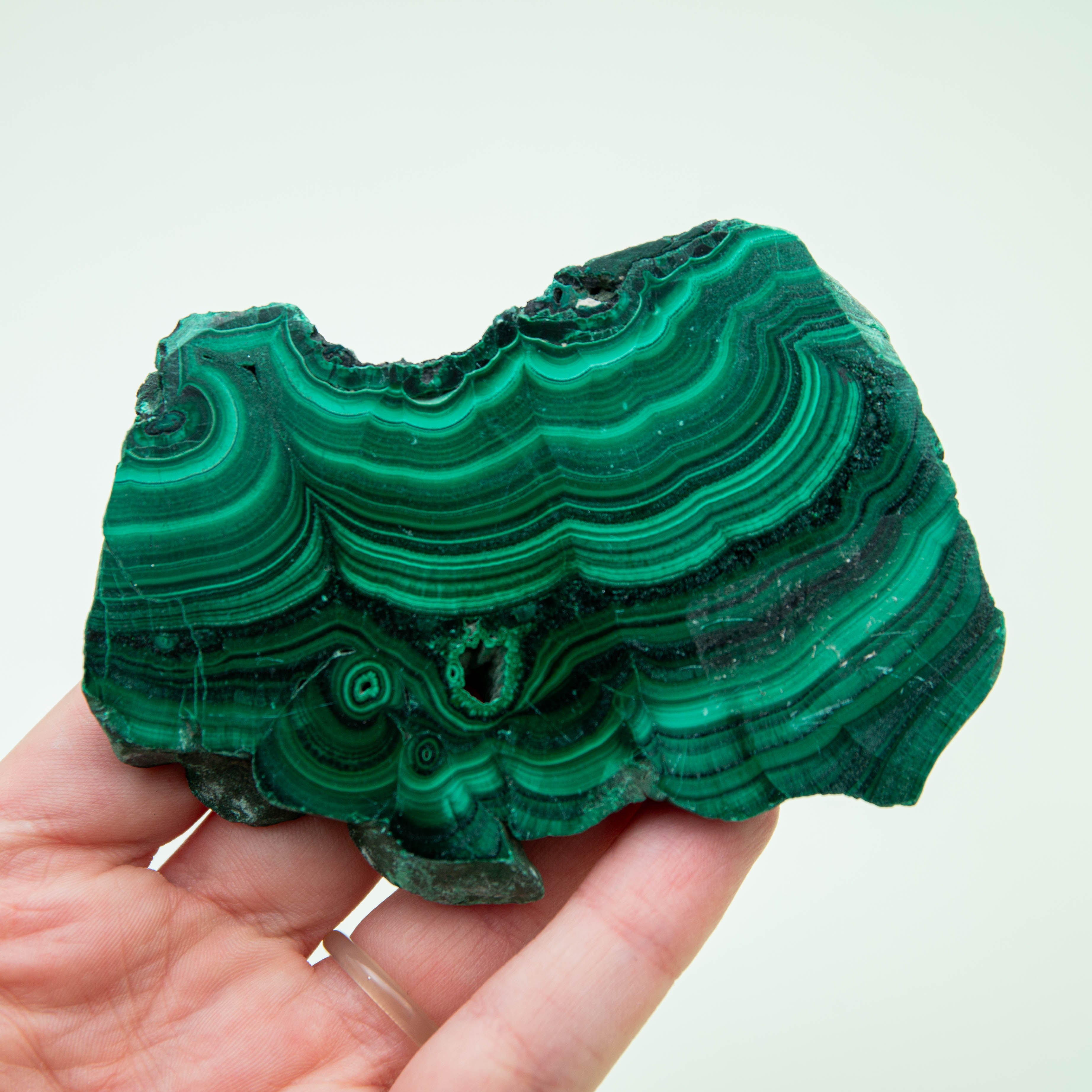 Malachite Slap - 142g/9cm (D)