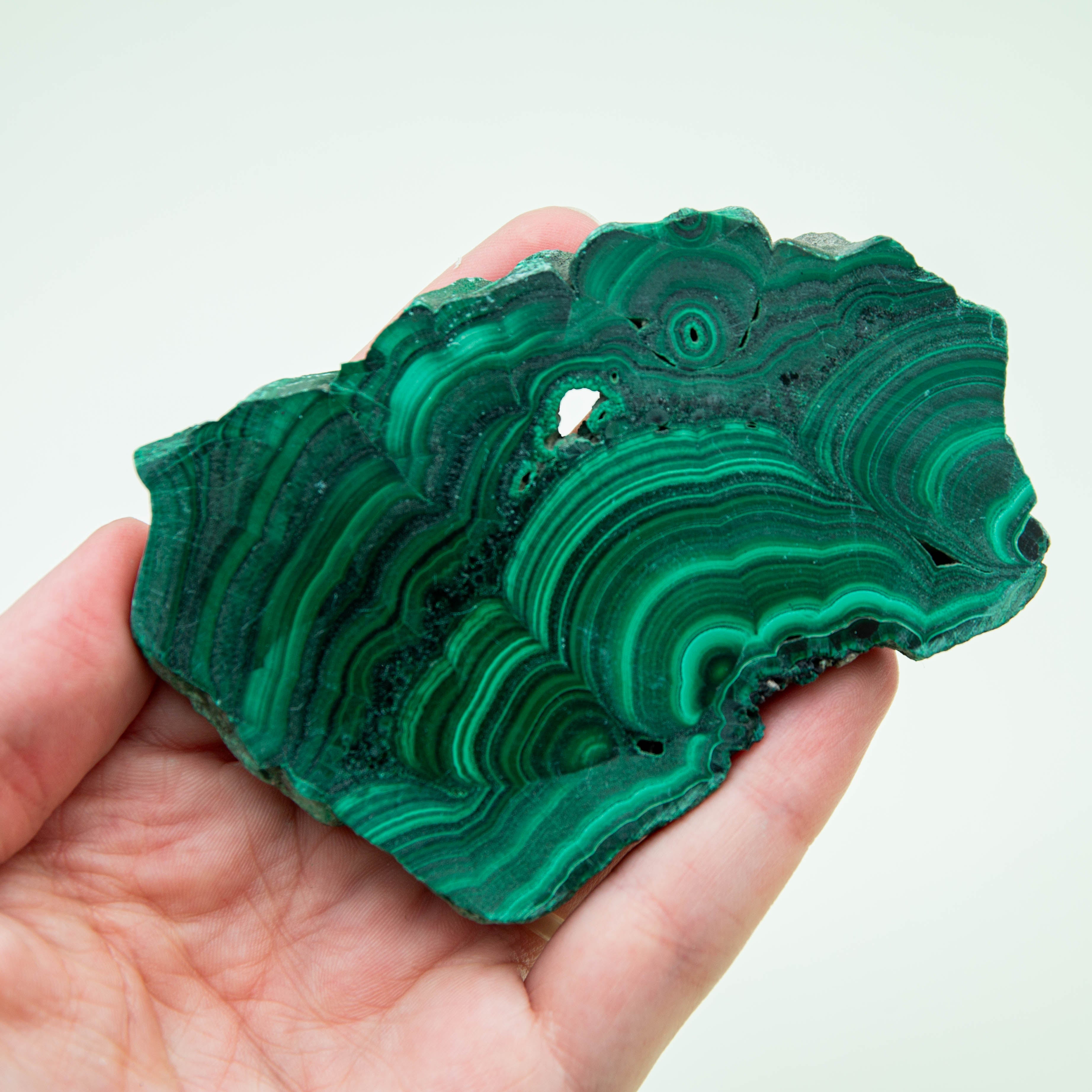 Malachite Slap - 124g/9cm (E)