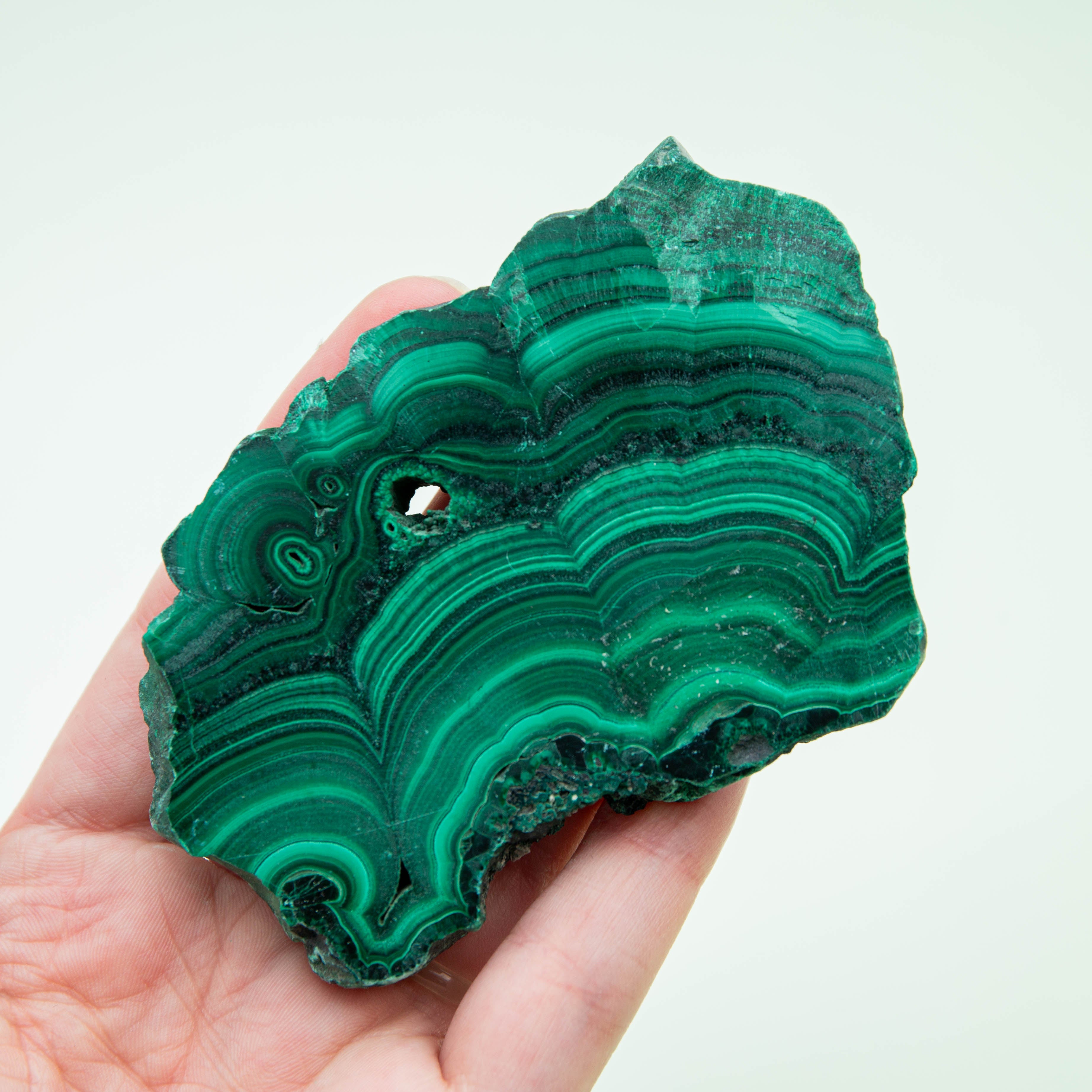Malachite Slap - 124g/9cm (E)