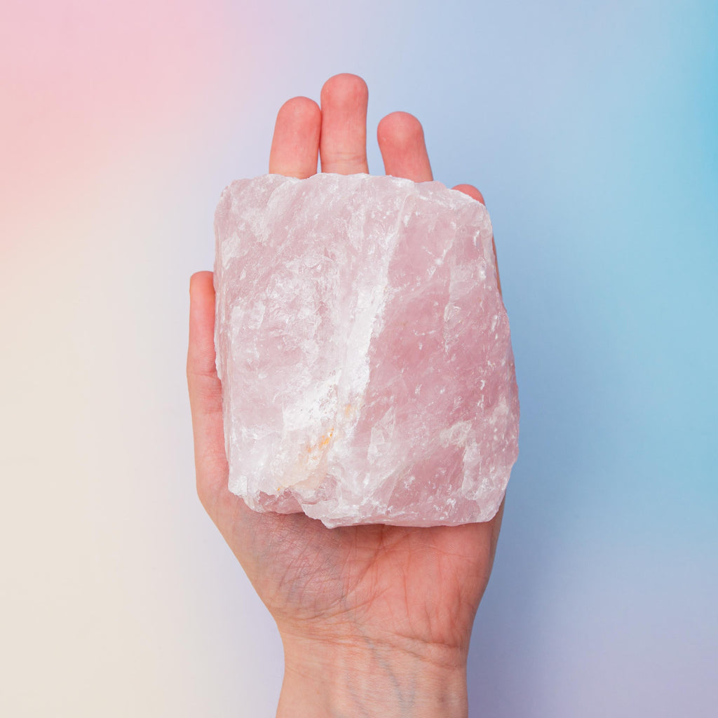 Rose Quartz - 848g/9cm (D)