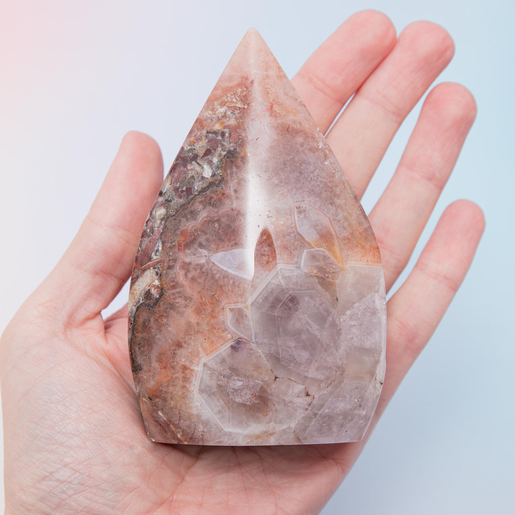 Pink Amethyst Shield - 287g/10cm (B)