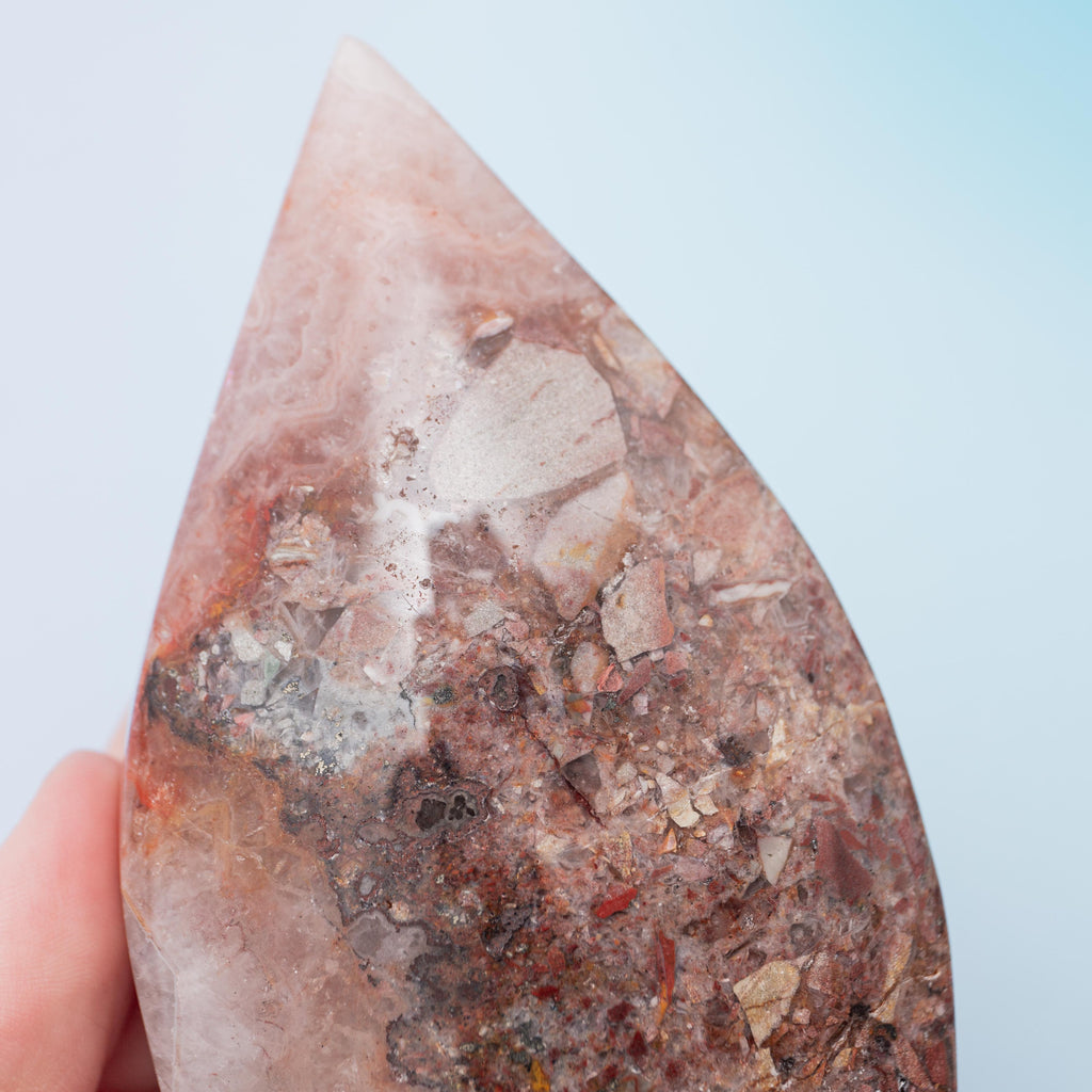 Pink Amethyst Shield - 287g/10cm (B)