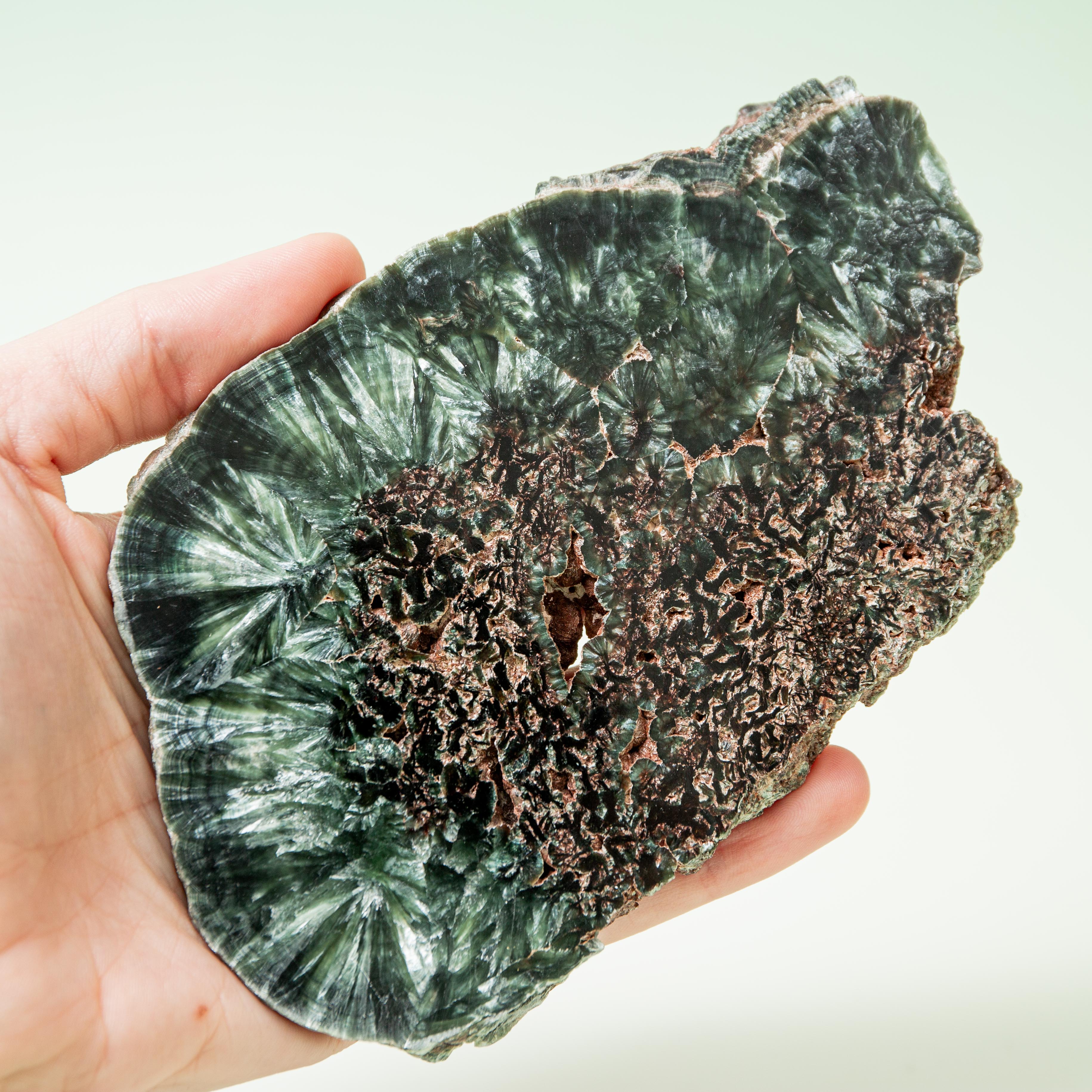 Seraphinite Slab - 14cm/178g (B)