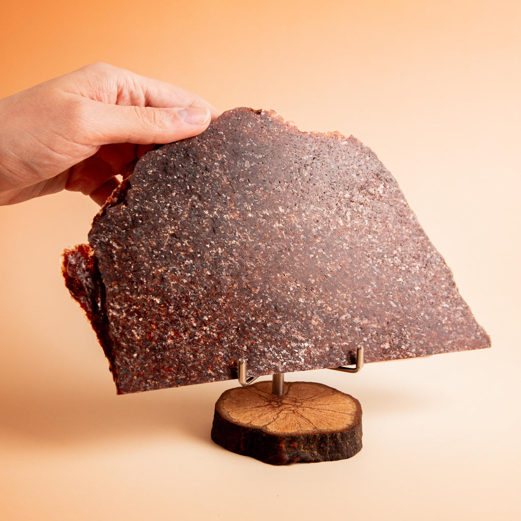 Red Mica Slab - 365g/19cm/0.5cm