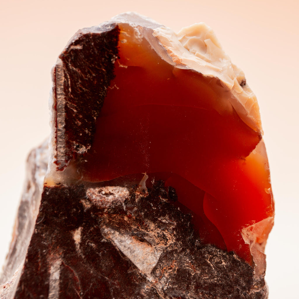 Madagascar Fire Opal - 293g/8cm (H)