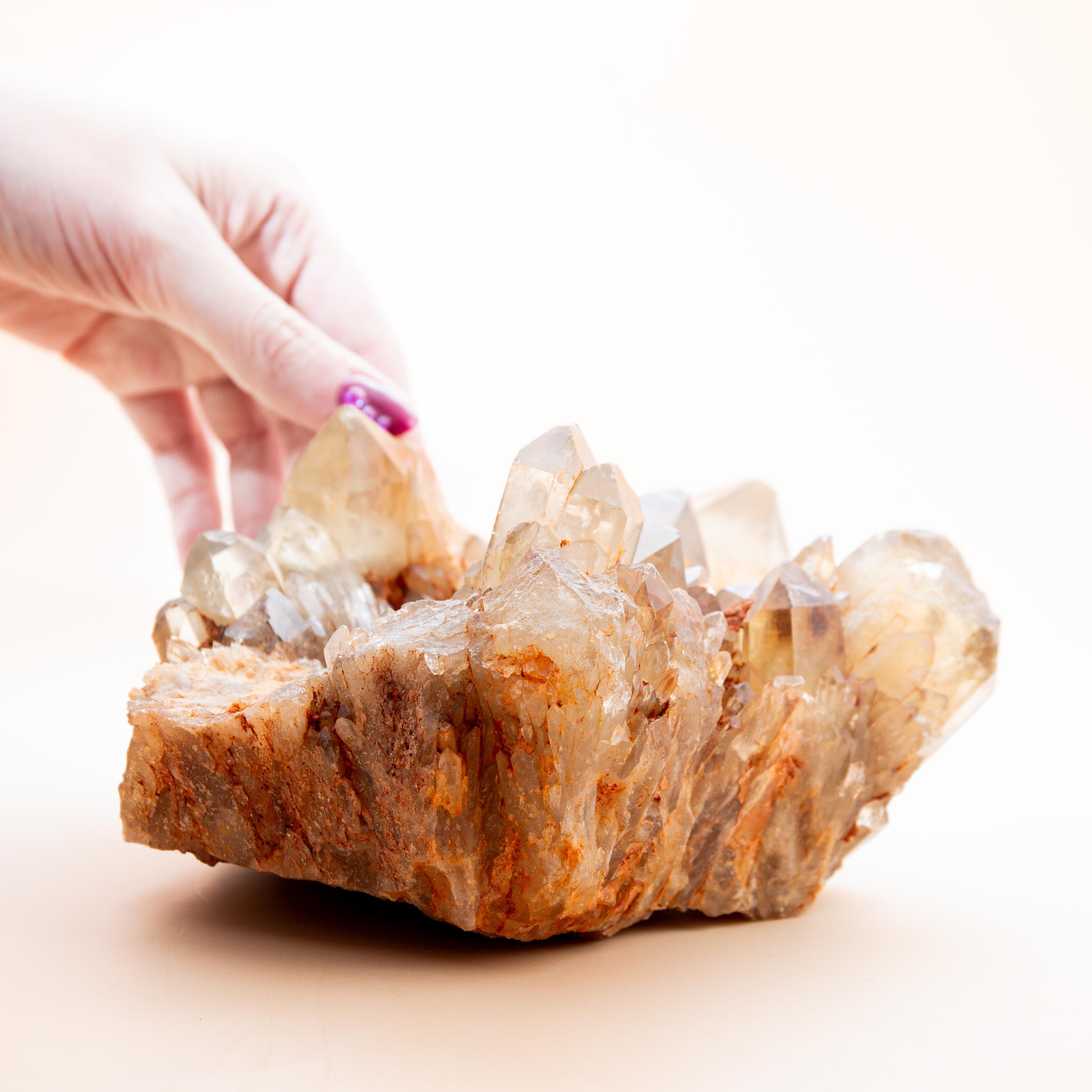 Natural Citrine Congo - 1567g/15cm (A)
