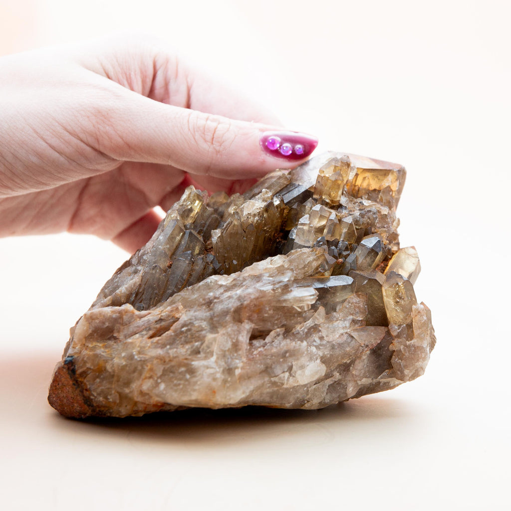 Natural Citrine Congo - 597g/11cm (G)