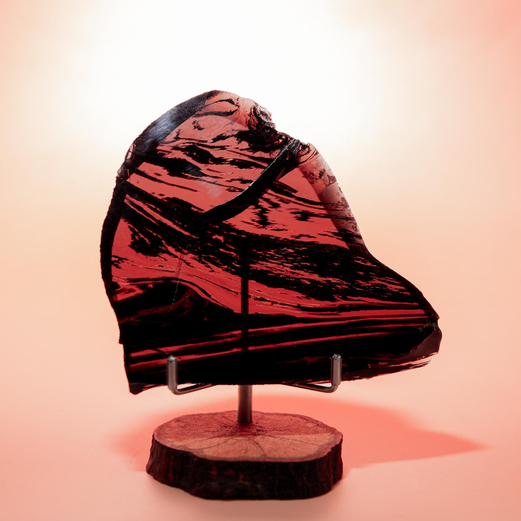 Midnight Lace Obsidian (Armenia) - 19cm/14.5cm/1cm (A1)