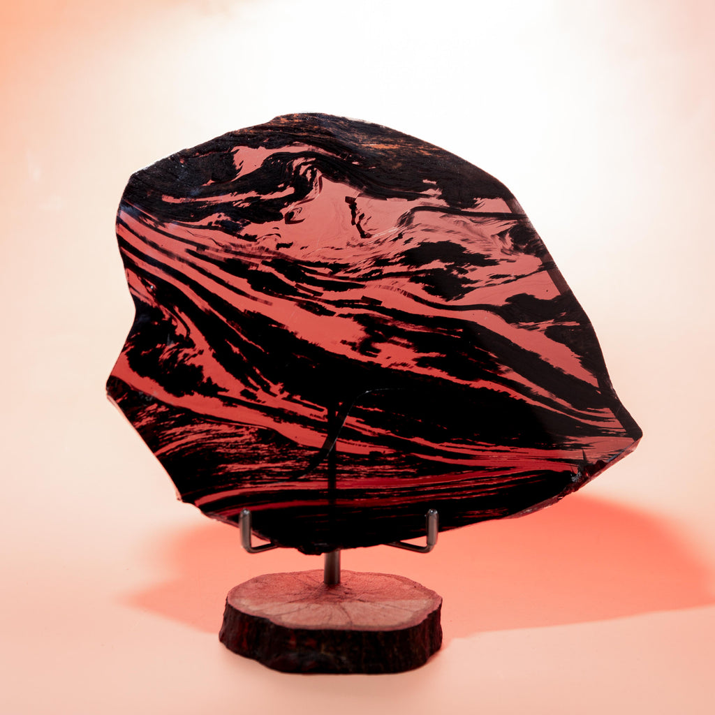 Midnight Lace Obsidian (Armenia) - 19cm/15.5cm/1cm (A6)