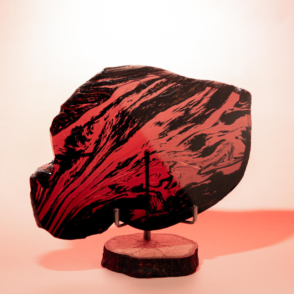 Midnight Lace Obsidian (Armenia) - 19cm/13cm/1cm (A9)