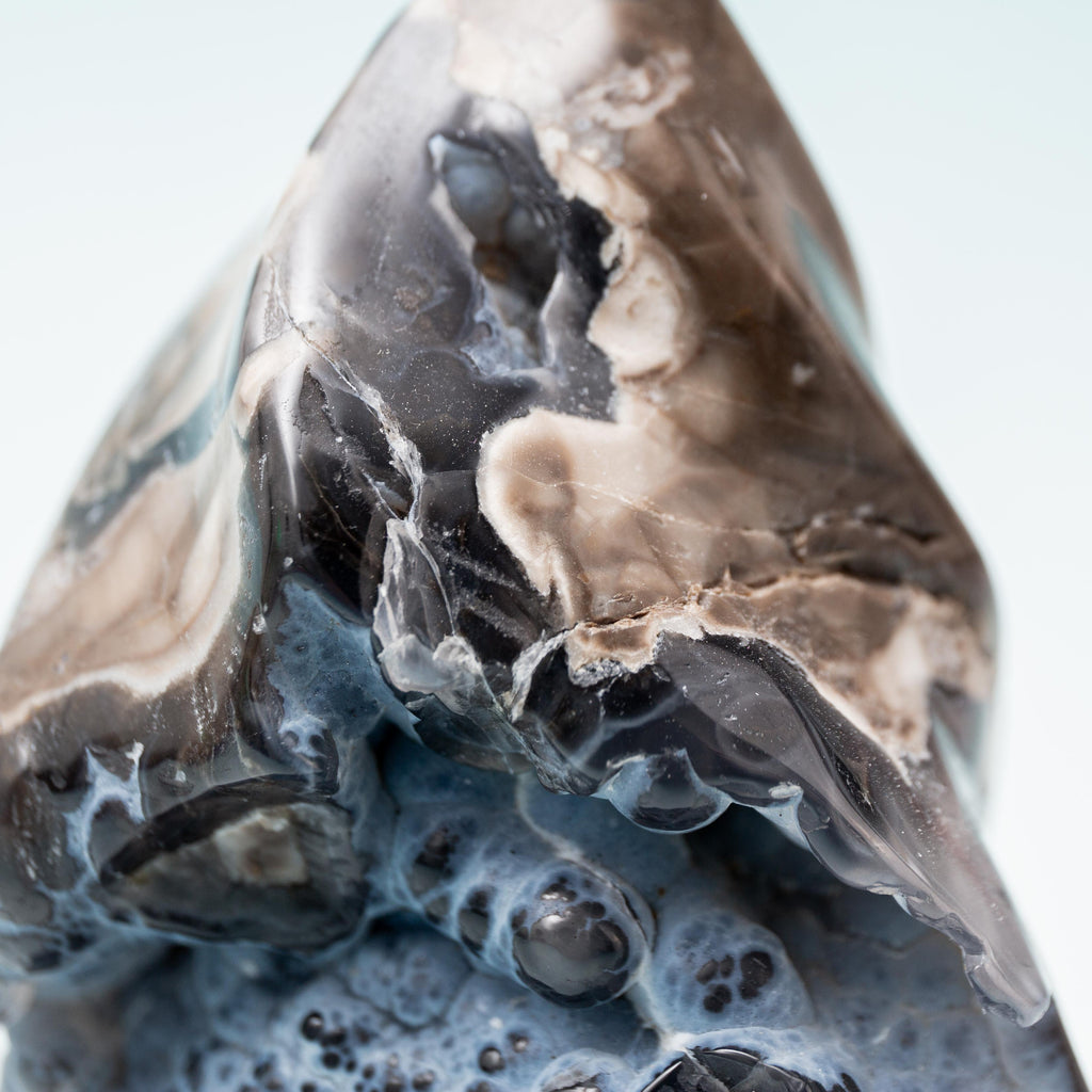 Volcanic Agate Flame - 484g/11cm (A)