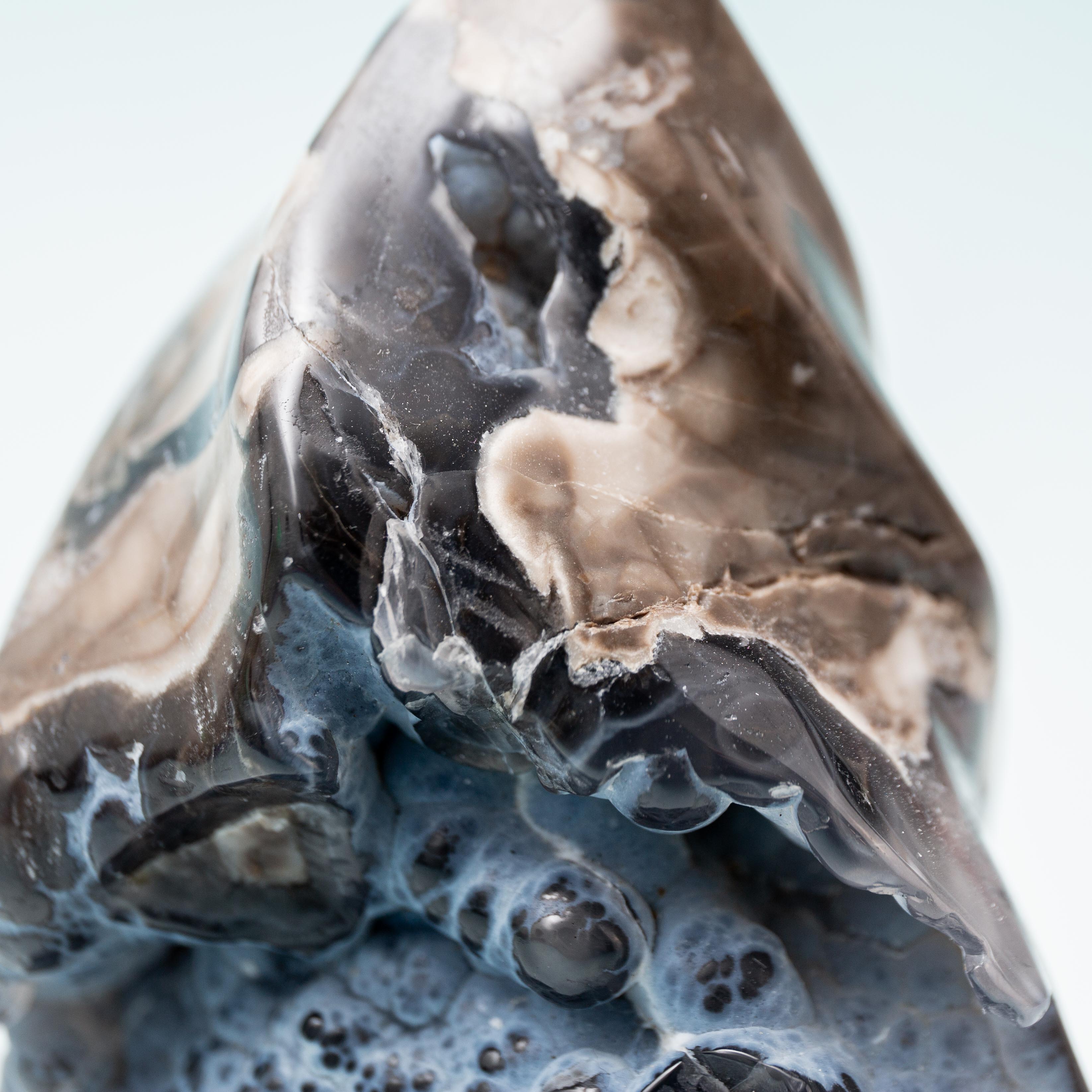 Volcanic Agate Flame - 484g/11cm (A)