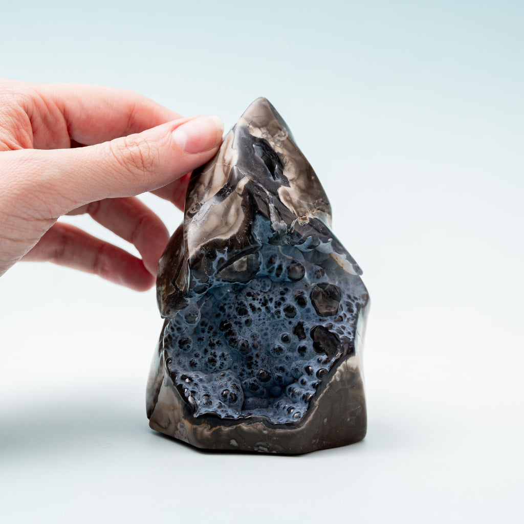 Volcanic Agate Flame - 484g/11cm (A)