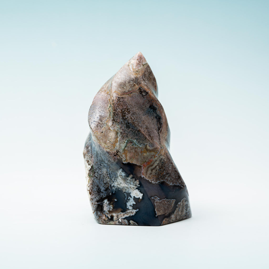 Volcanic Agate Flame - 466g/11cm (B)