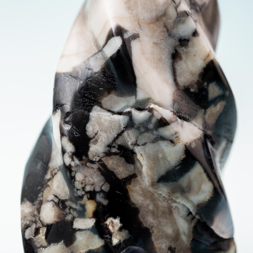 Volcanic Agate Flame - 285g/11.5cm (F)