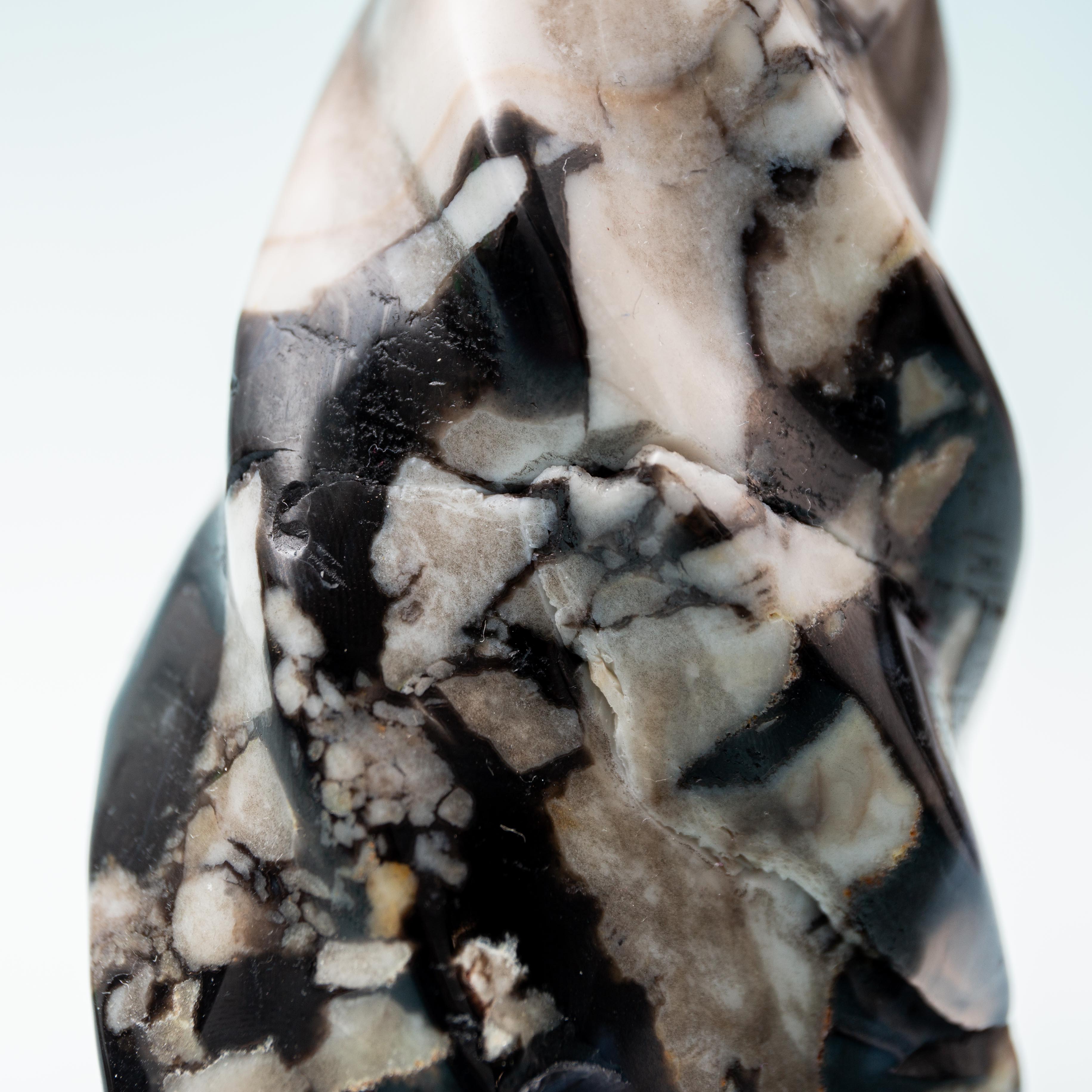 Volcanic Agate Flame - 285g/11.5cm (F)